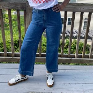 Madewell Emmett Wide Leg Jean in Rosalie